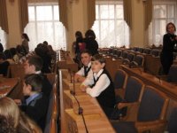 Участь у сесії обласного парламенту дітей